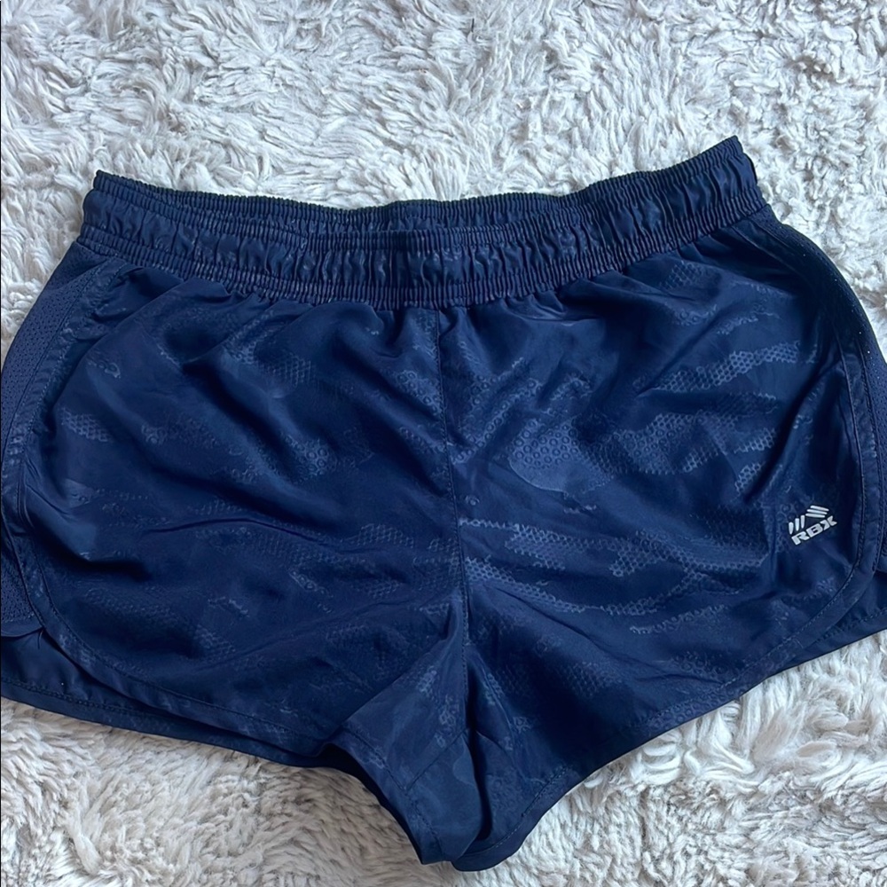 RBX Blue Athletic Shorts Lightweight Performance